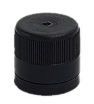 Bouchon à vis pré-fileté avec verseur noir ⌀31,5 (100 pcs) TXP0052.100